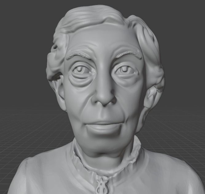 Eudora Welty 3D print model_10