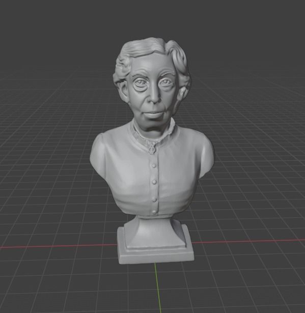 Eudora Welty 3D print model_1