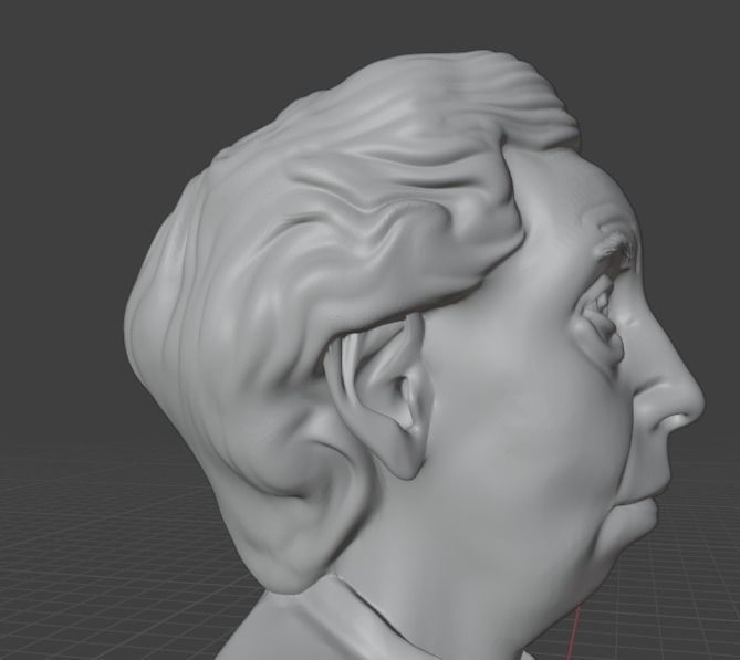 Eudora Welty 3D print model_6
