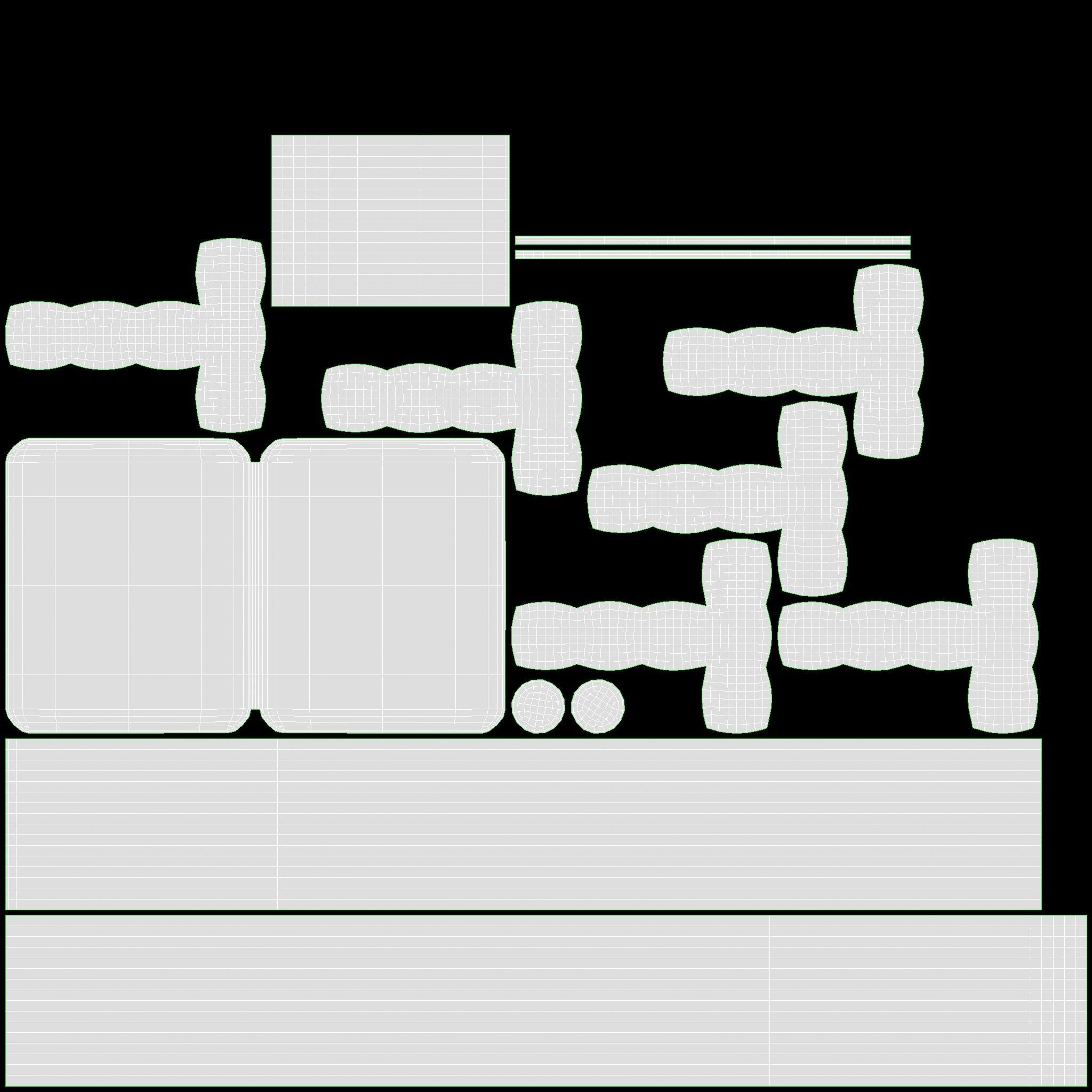 Store pegboard 6 ball waterfall faceout hook 3D model_7