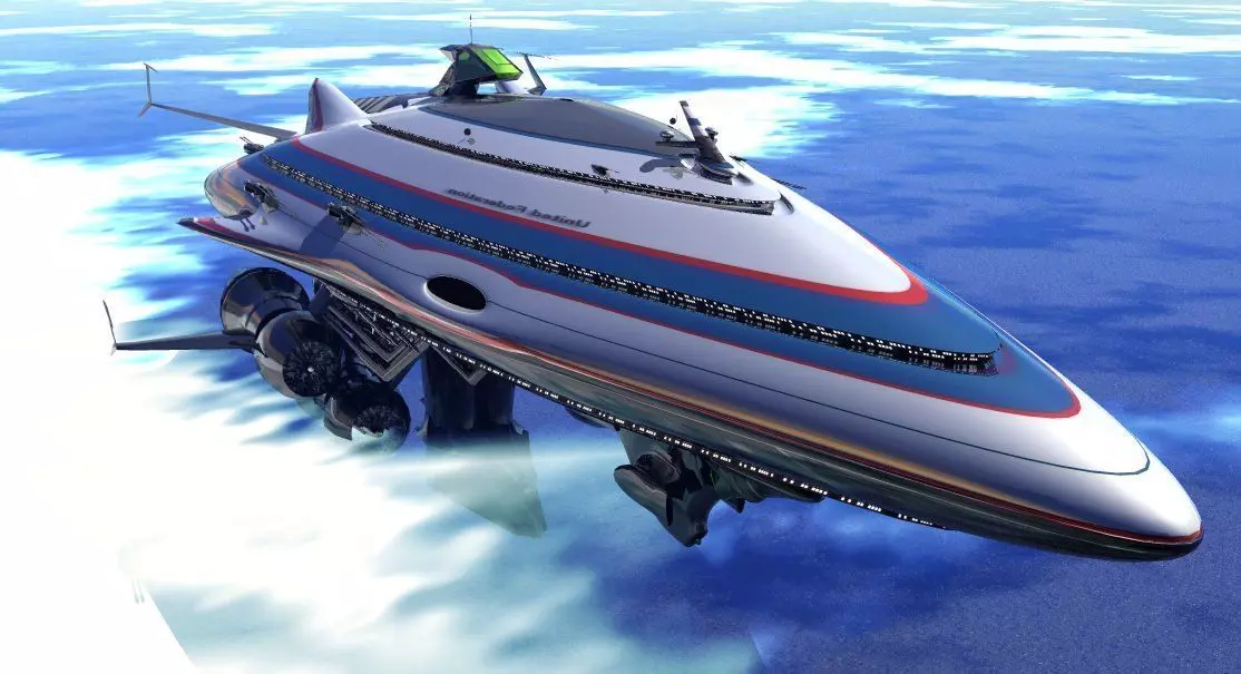 Class II Gallactic Cruiser Free 3D model_0