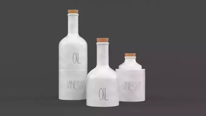 Ceramic Vinegar Bottle