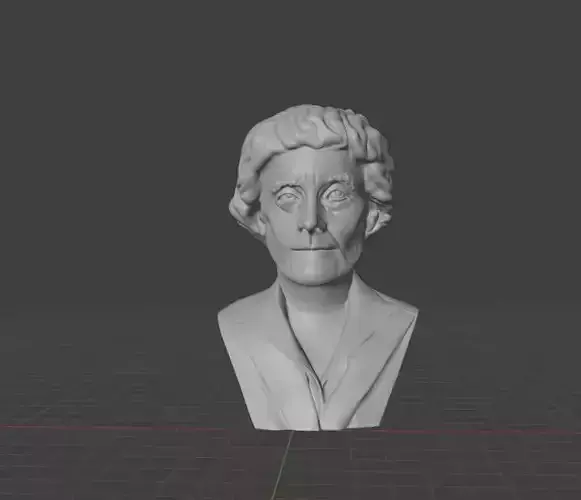 Astrid Lindgren 3D print model