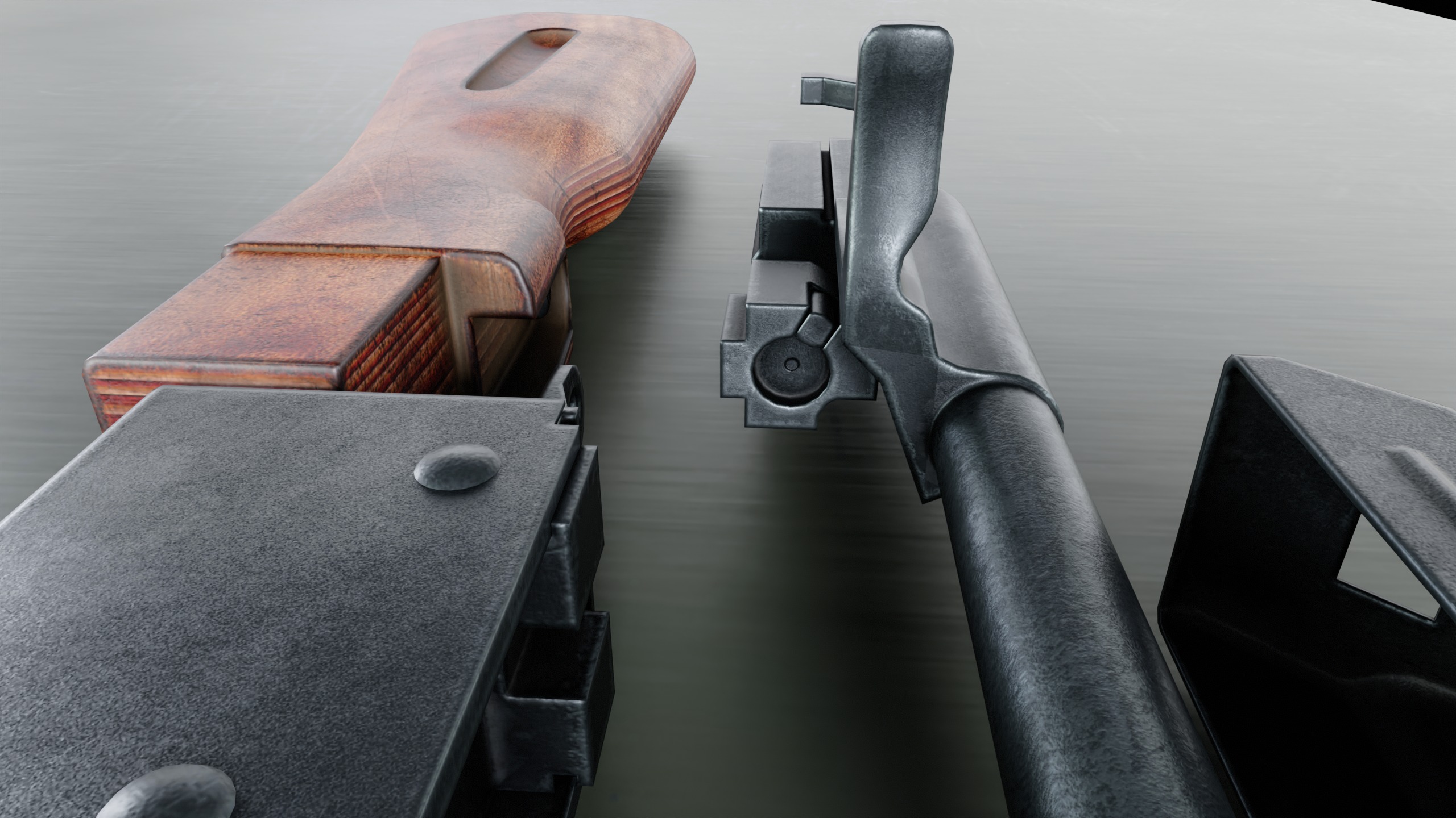 AK-74 assault rifle Low-poly 3D model_12