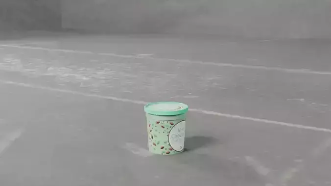 Ice cream tubs Mint Chocolate Chip Ice Cream Tub