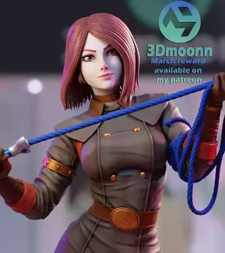 whip - the king of fighters - stl 3D print model