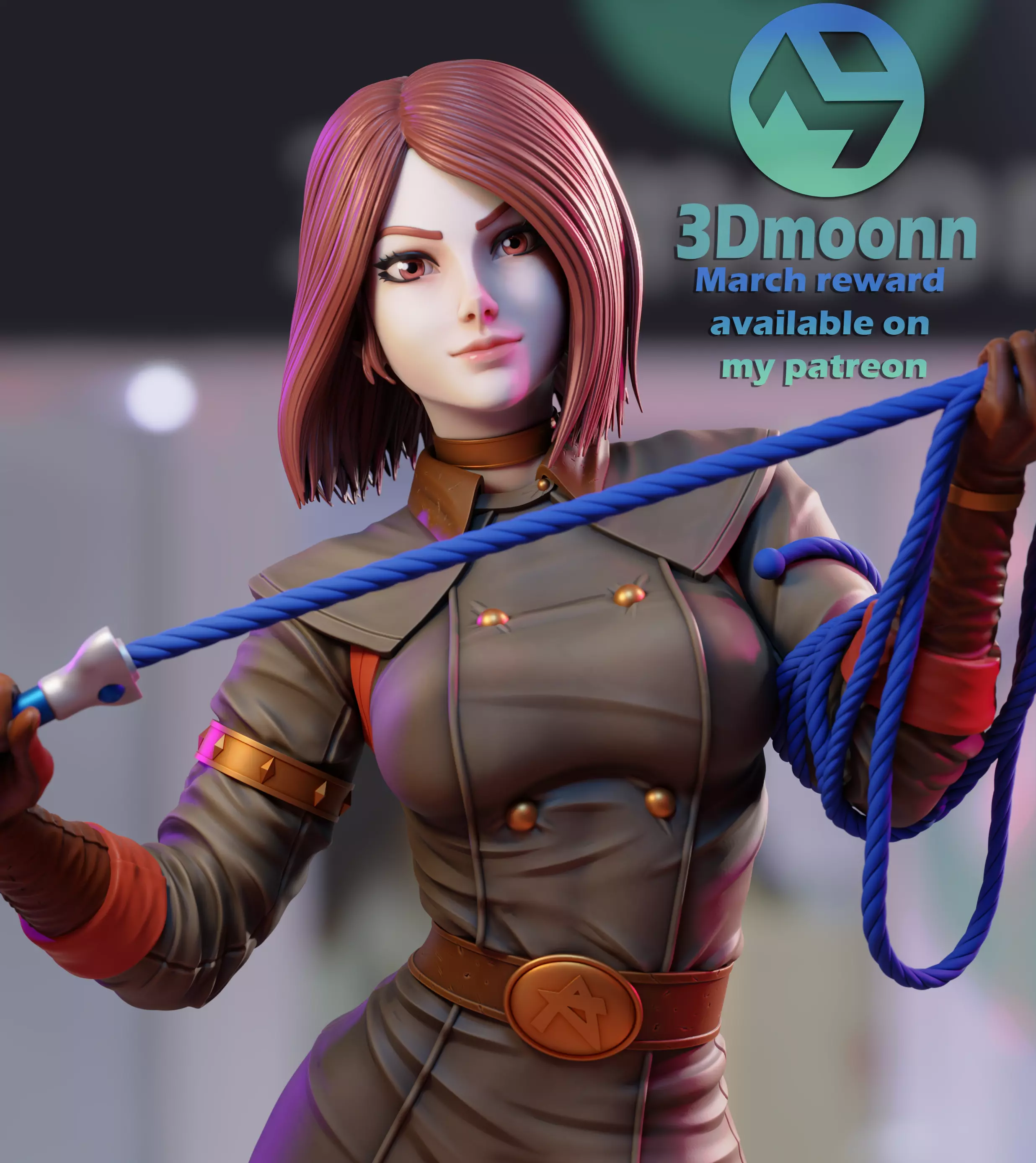 whip - the king of fighters - stl 3D print model