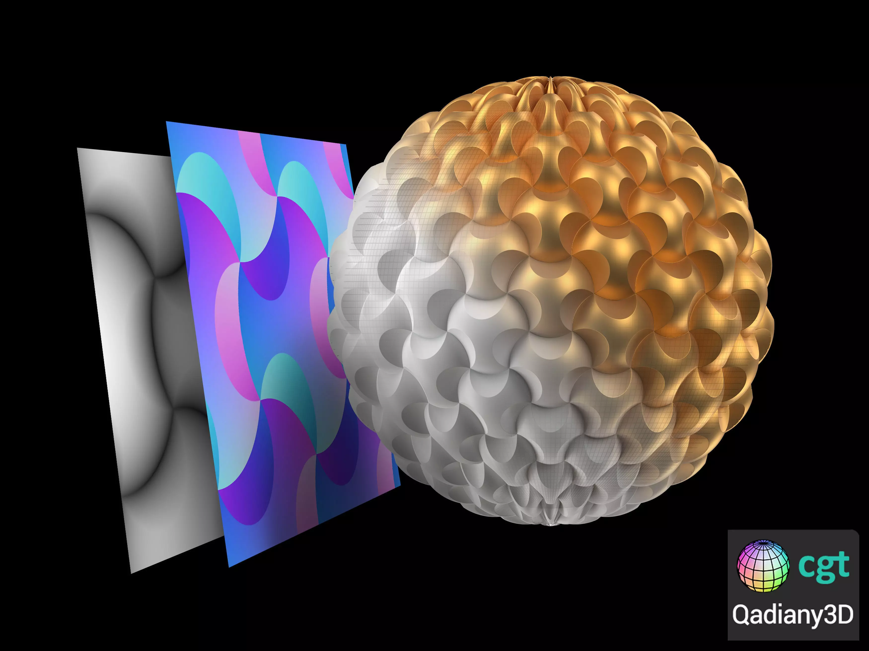 3D Panel 004 Free 3D model