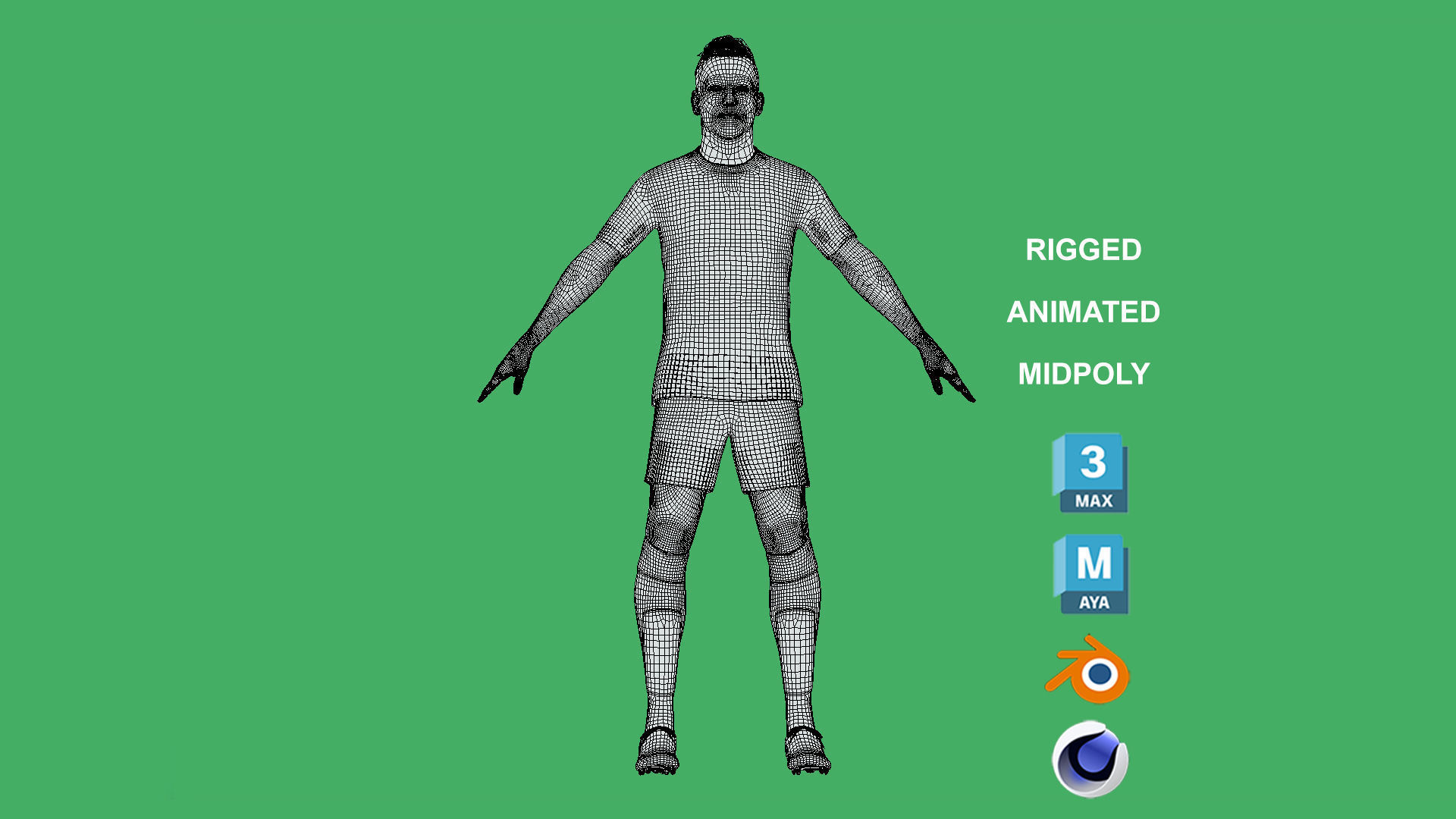 3D Rigged Arkadiusz Milik Juventus 2024 3D model_4