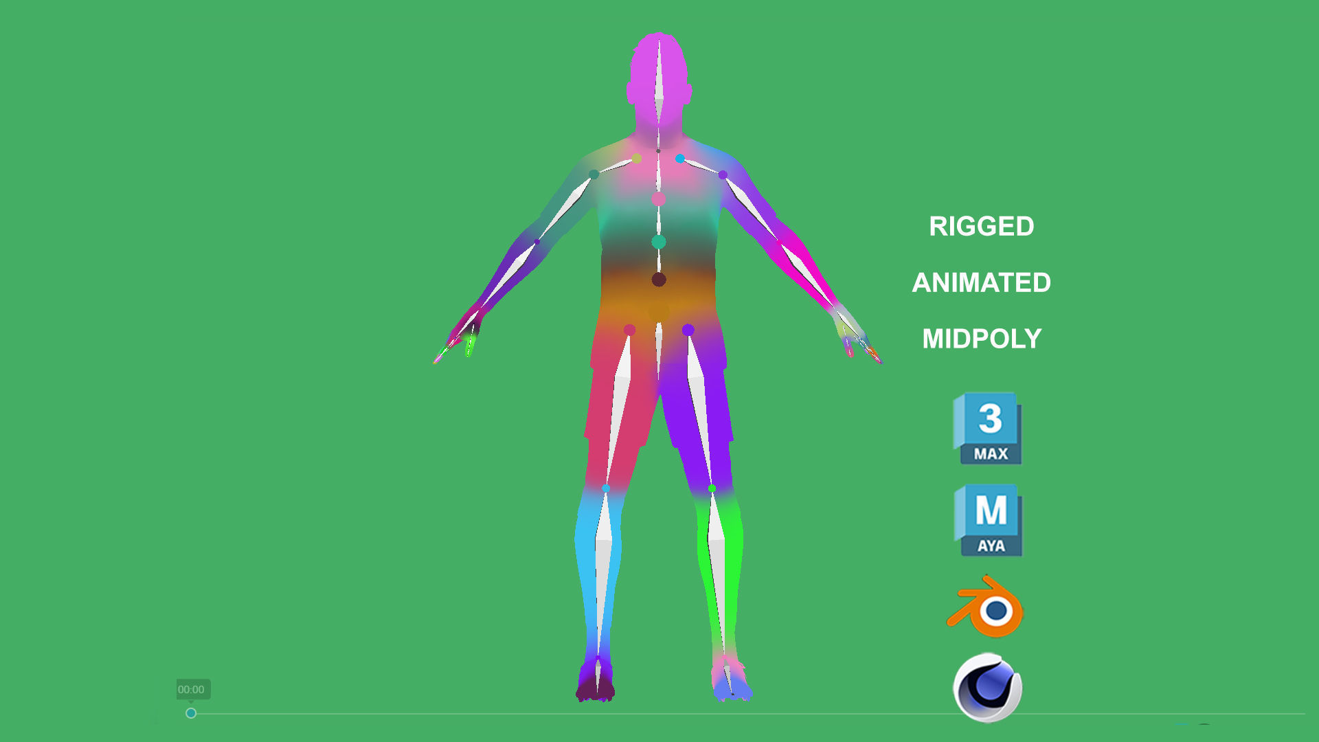 3D Rigged Arkadiusz Milik Juventus 2024 3D model_2