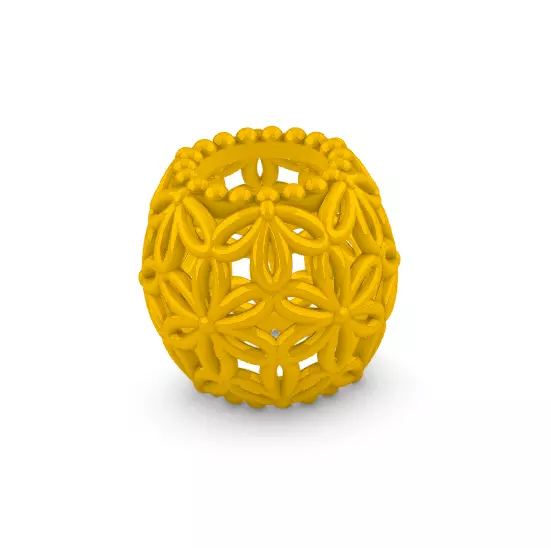 Charm Flowers Bola Pave Flores SM 3D print model