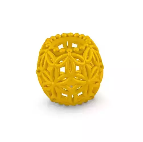 Charm Flowers Bola Pave Flores SM