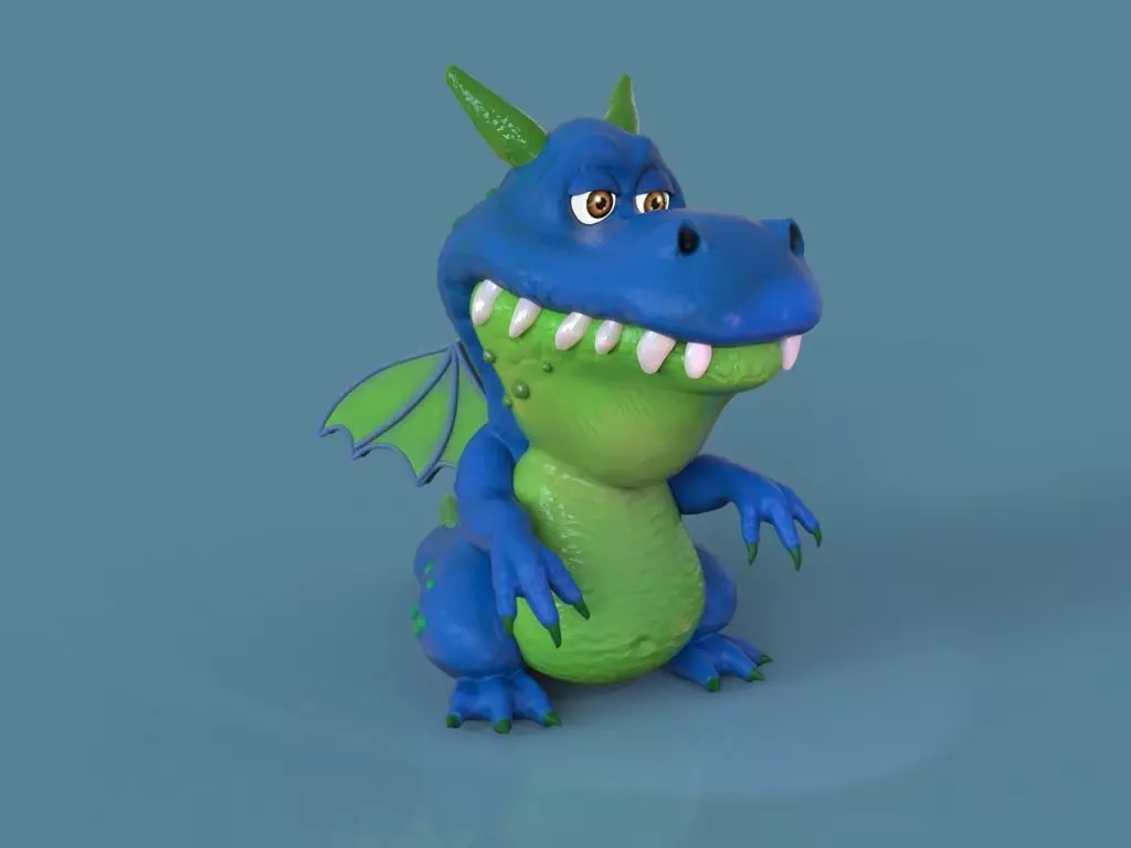 Fat Drago 3D print model