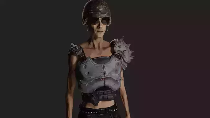 Strange Cyberpunk Soldier