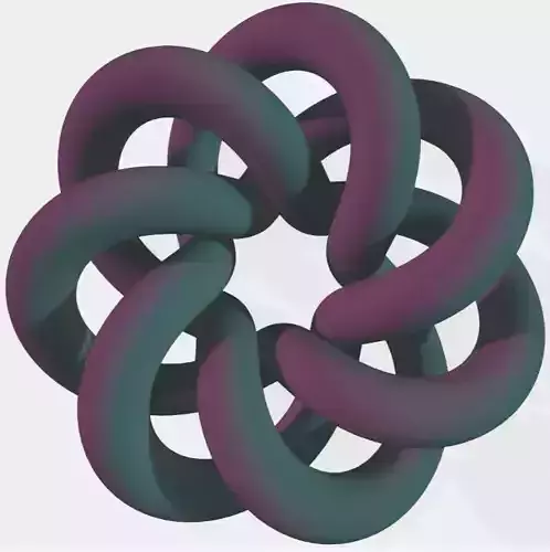 7 crossing torus