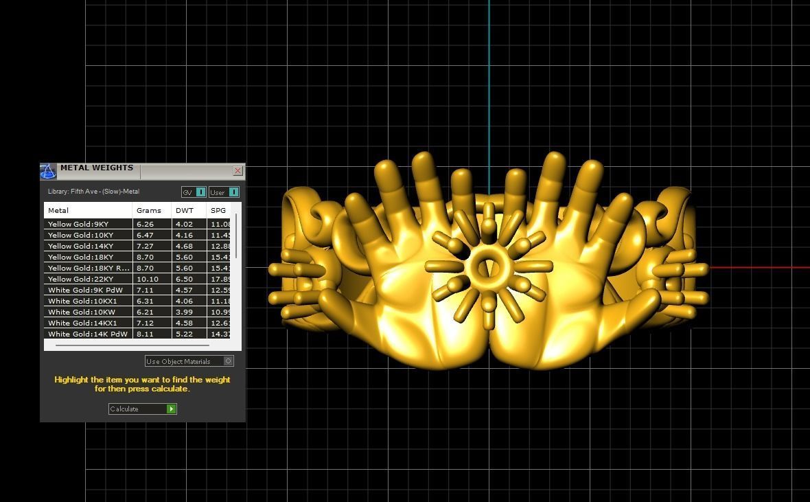 Ring STL 3D print model_1