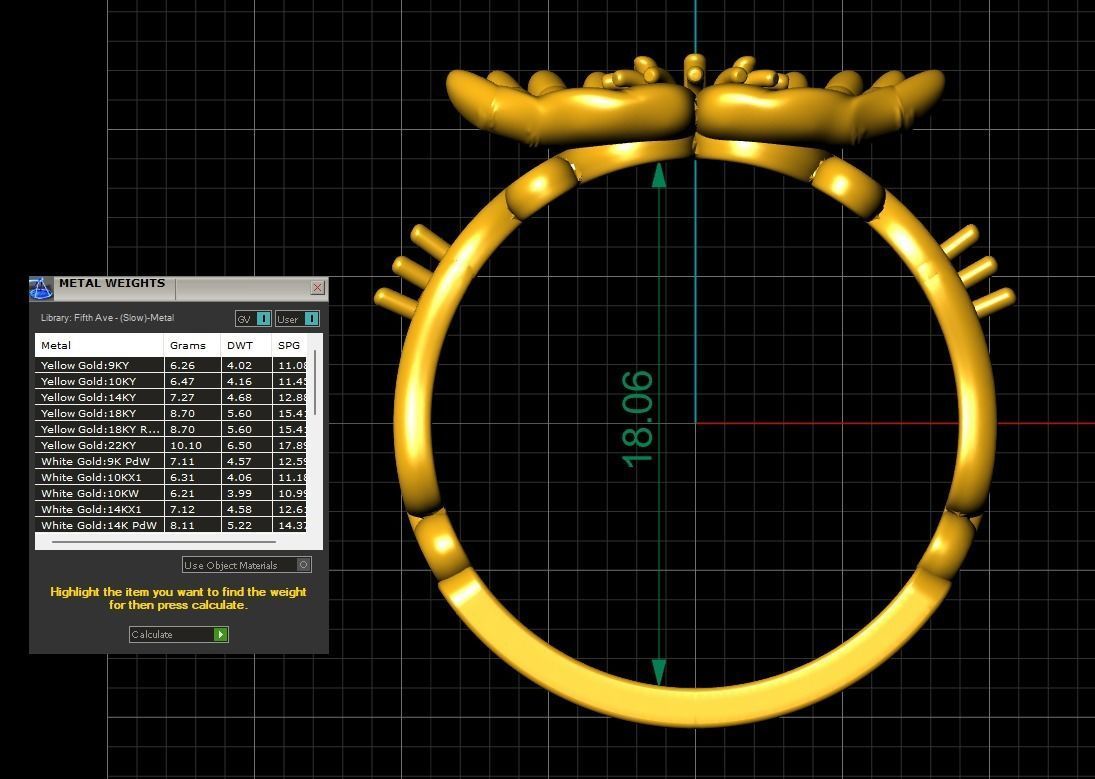 Ring STL 3D print model_2