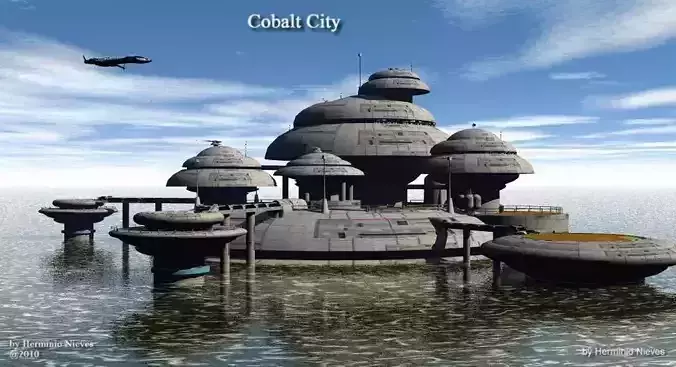 Cobalt City Free 3D model
