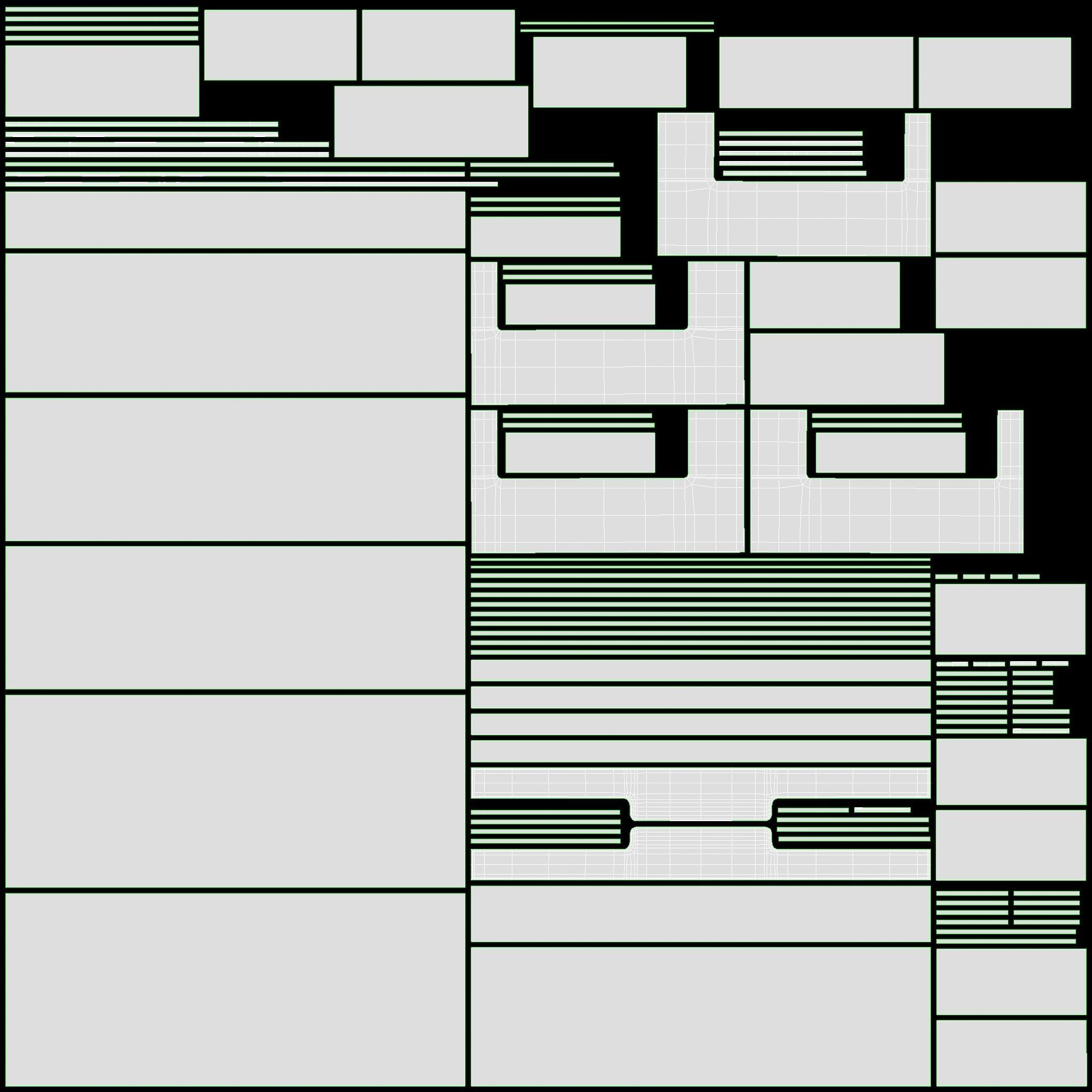 Point of sale showcase counter 3D model_12