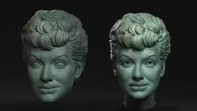 Lucille Ball as Lucy 3D print model