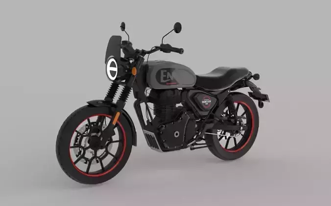  RE Hunter 350 Realistic 3D Model 3D print model