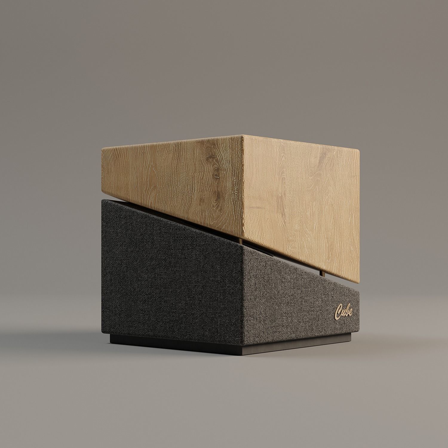Cube Speaker Low-poly 3D model_3