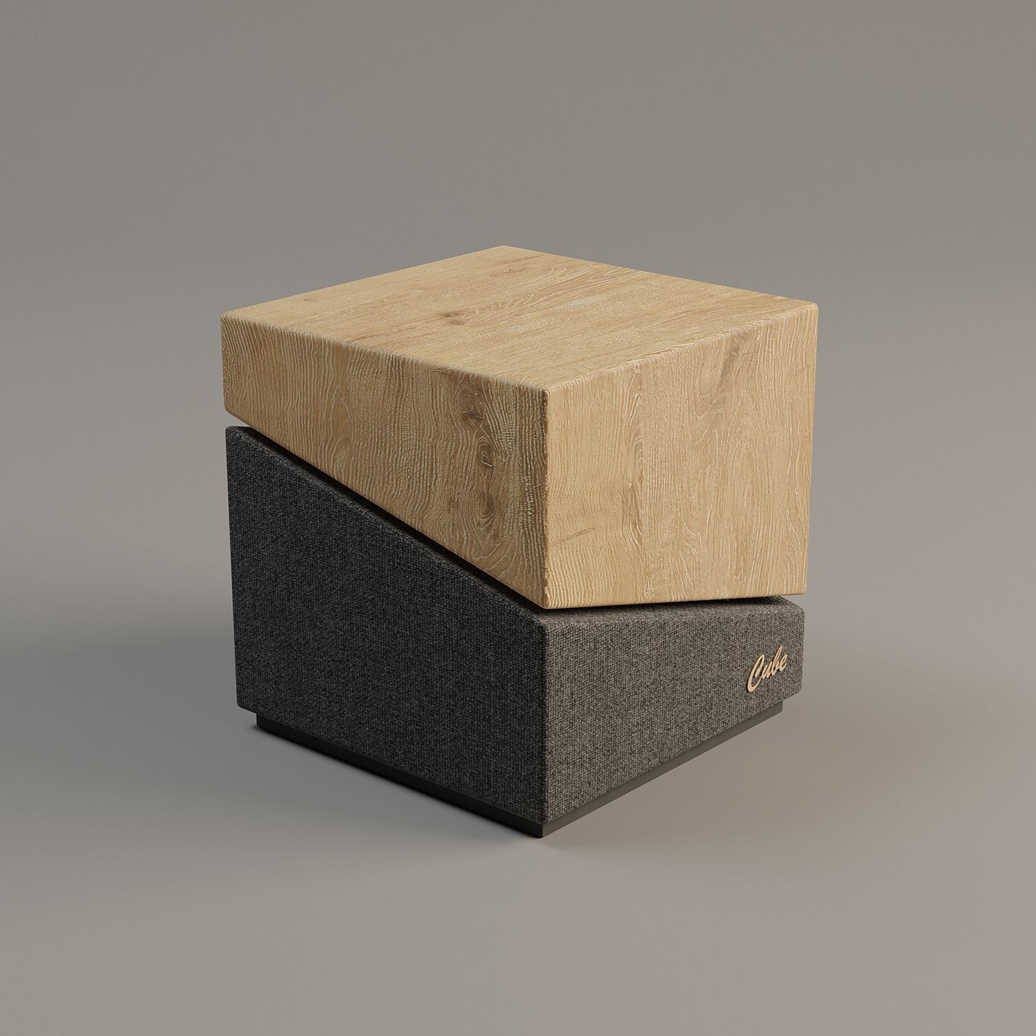 Cube Speaker Low-poly 3D model_1