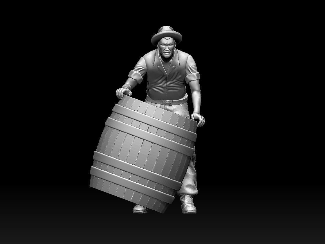 WORKER 3D print model_23