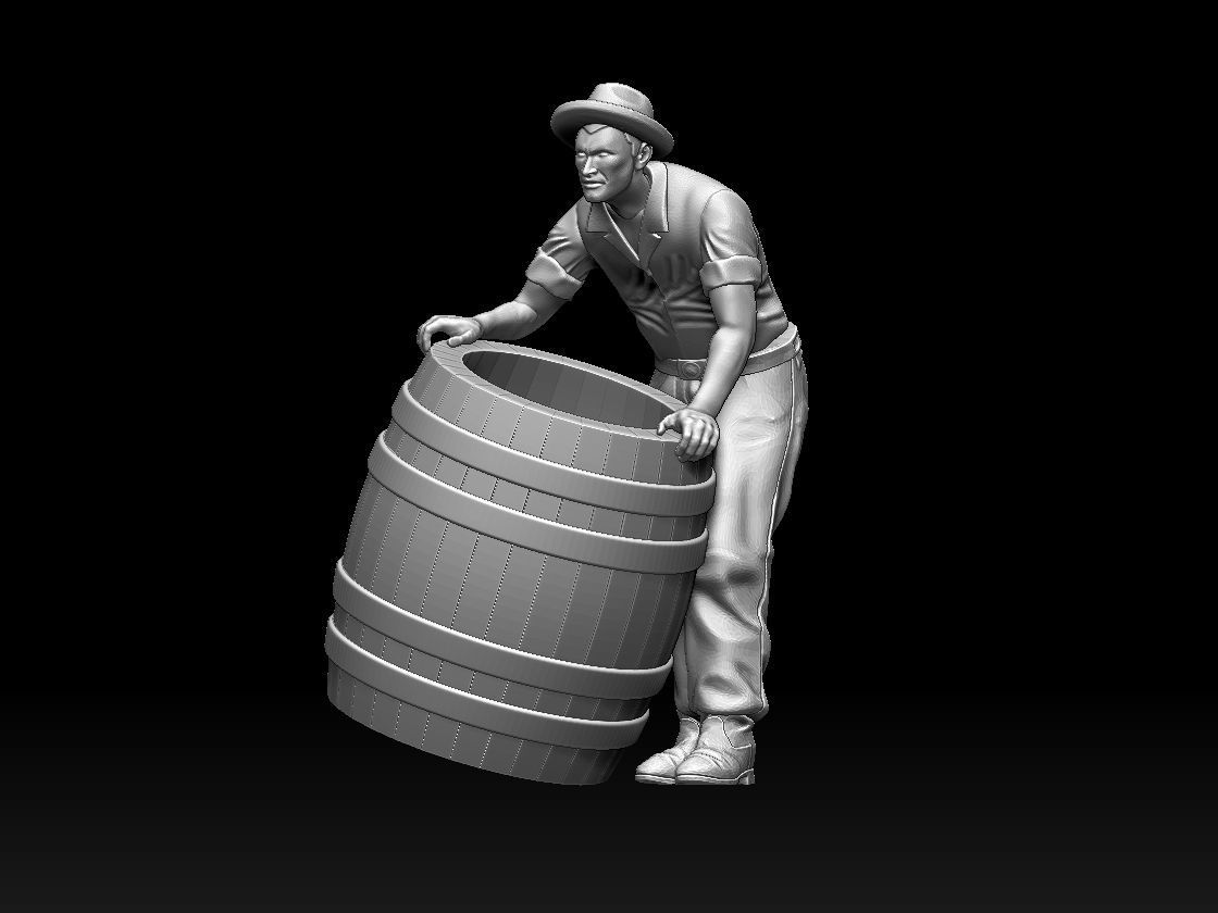 WORKER 3D print model_21