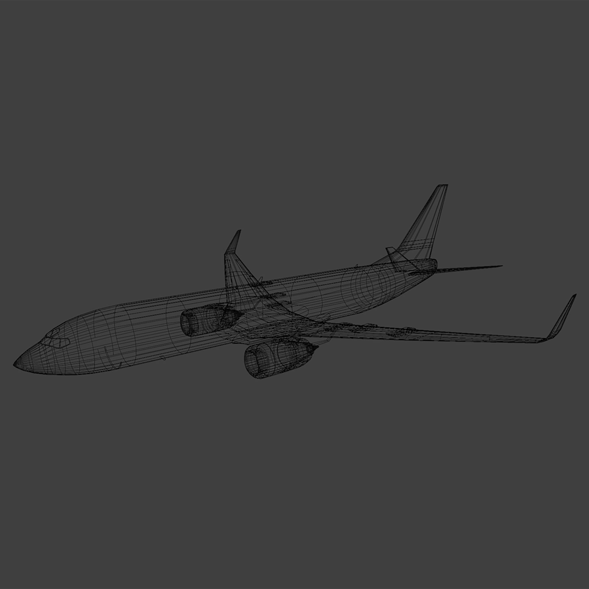 Cheapest High Quality Boeing 737-800 Model 3D model_5