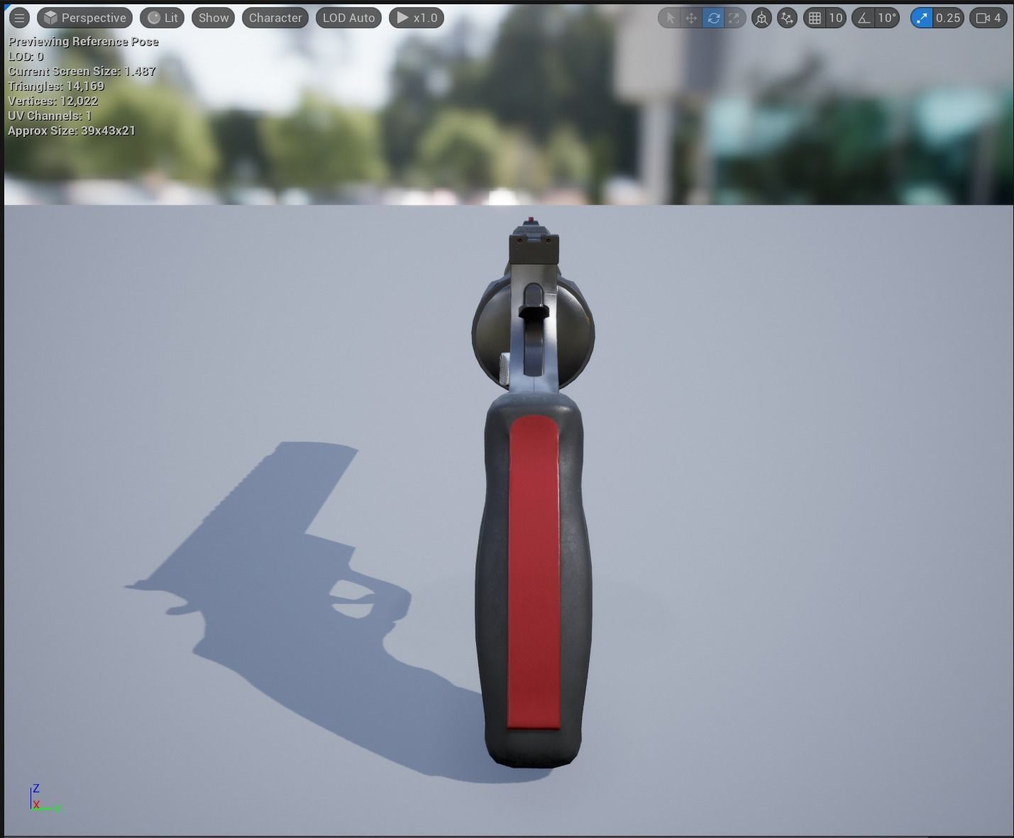 Taurus Low-poly 3D model_8