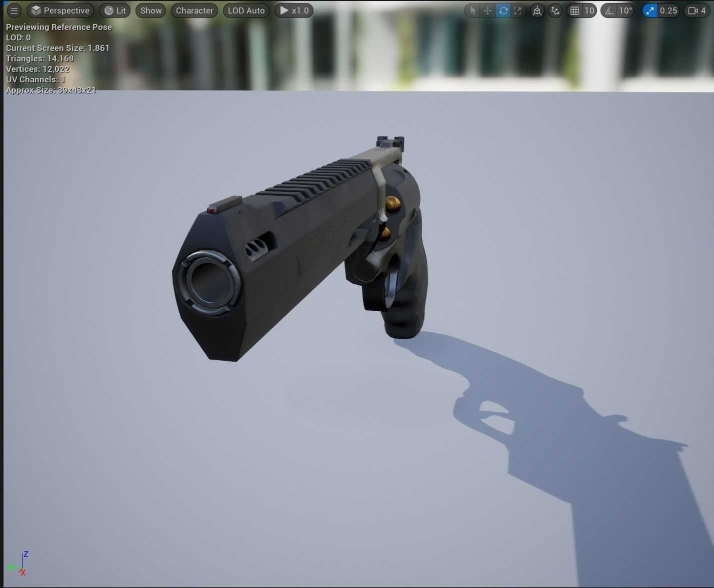 Taurus Low-poly 3D model_9