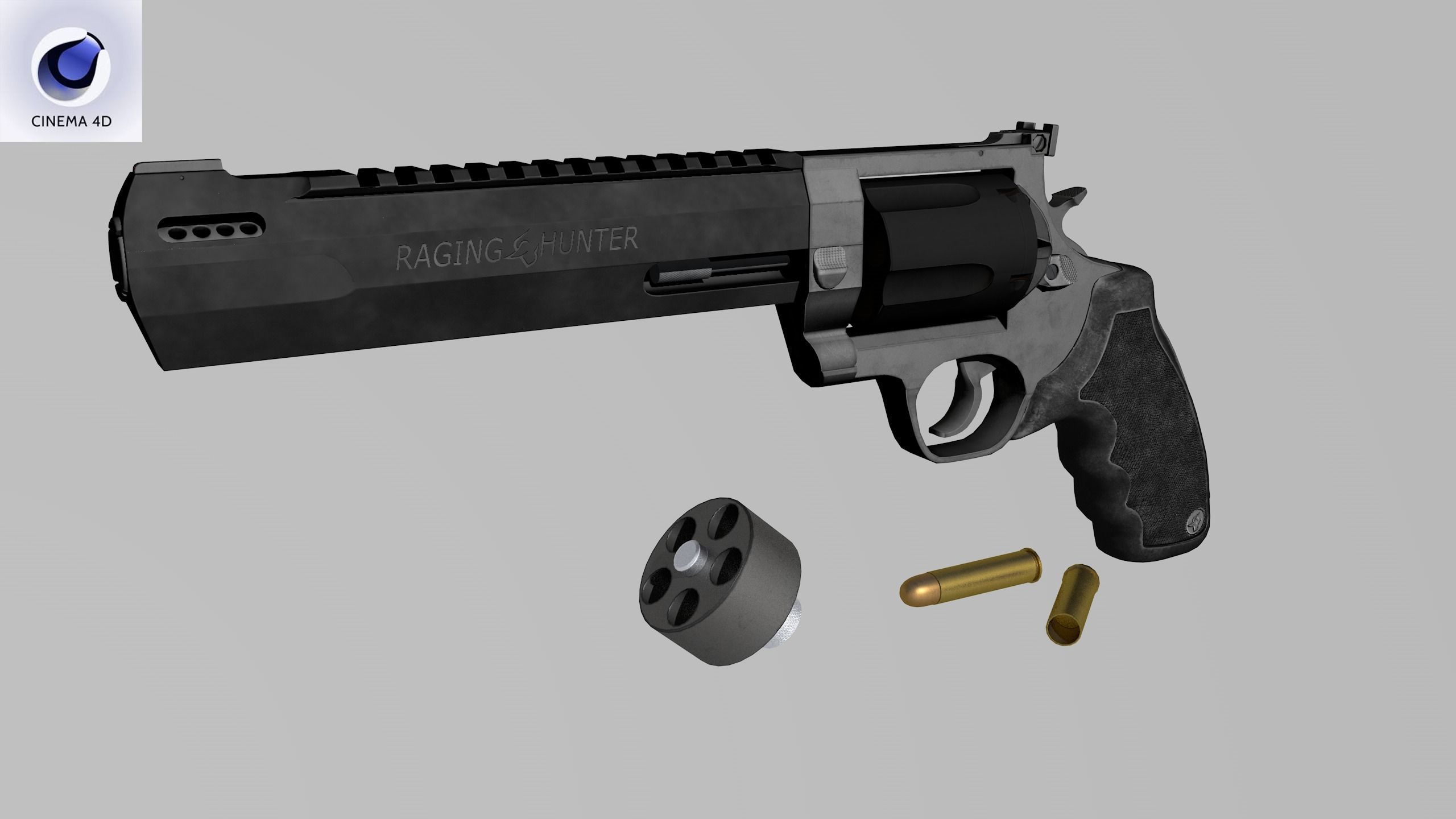 Taurus Low-poly 3D model_18