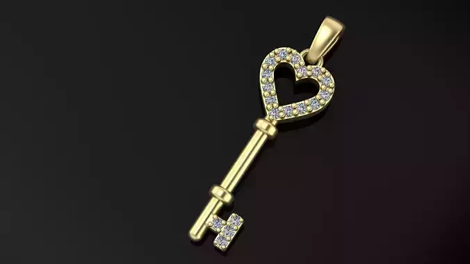 Key Pendant 3d model