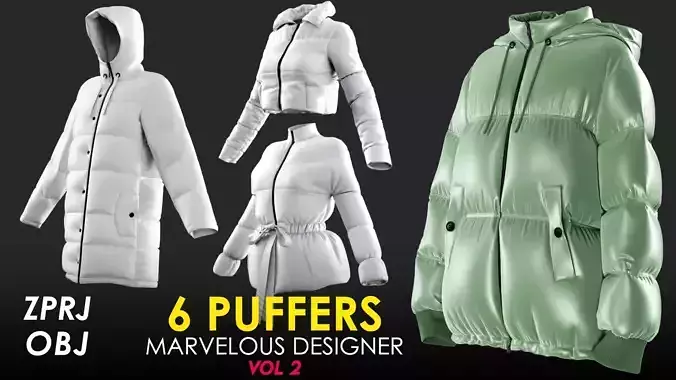 6 Puffers - Vol 2 - Base Mesh