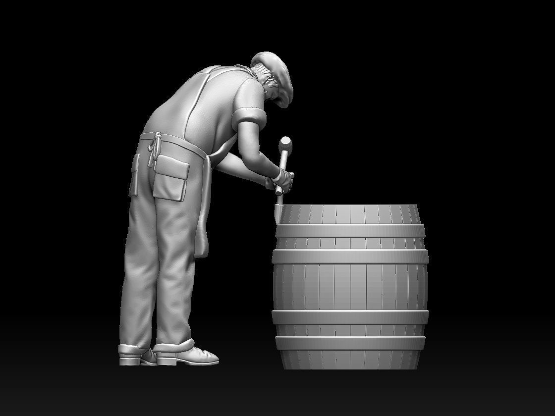 WORKER 3D print model_53