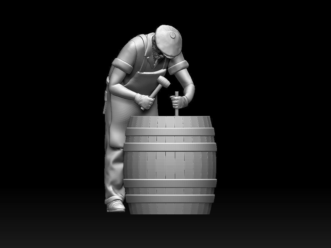 WORKER 3D print model_54