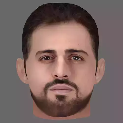 Bernardo Silva Head - Low poly head for game Low-poly