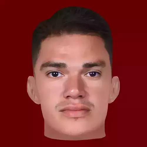 Ederson Santana de Moraes Head - Low poly head for game Low-poly
