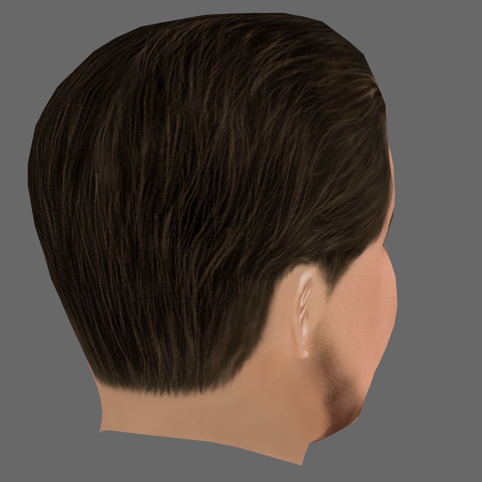 Jack Grealish Head - Low poly head for game Low-poly Low-poly 3D model_4