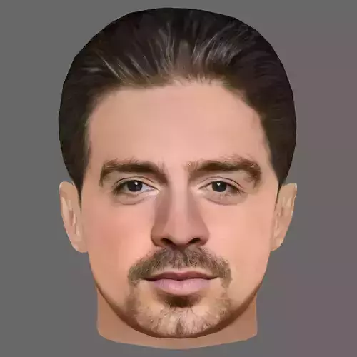 Jack Grealish Head - Low poly head for game Low-poly