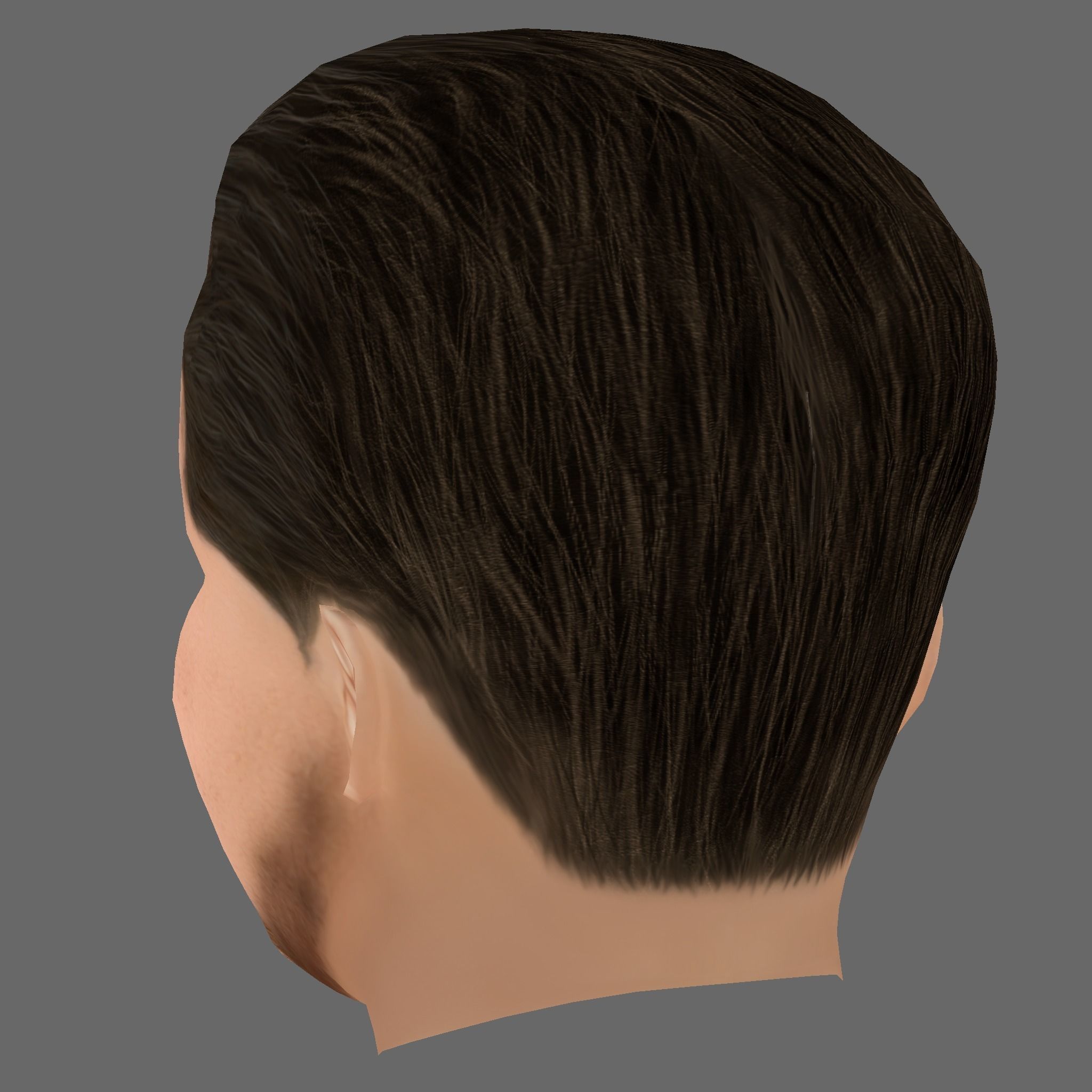 Jack Grealish Head - Low poly head for game Low-poly Low-poly 3D model_3