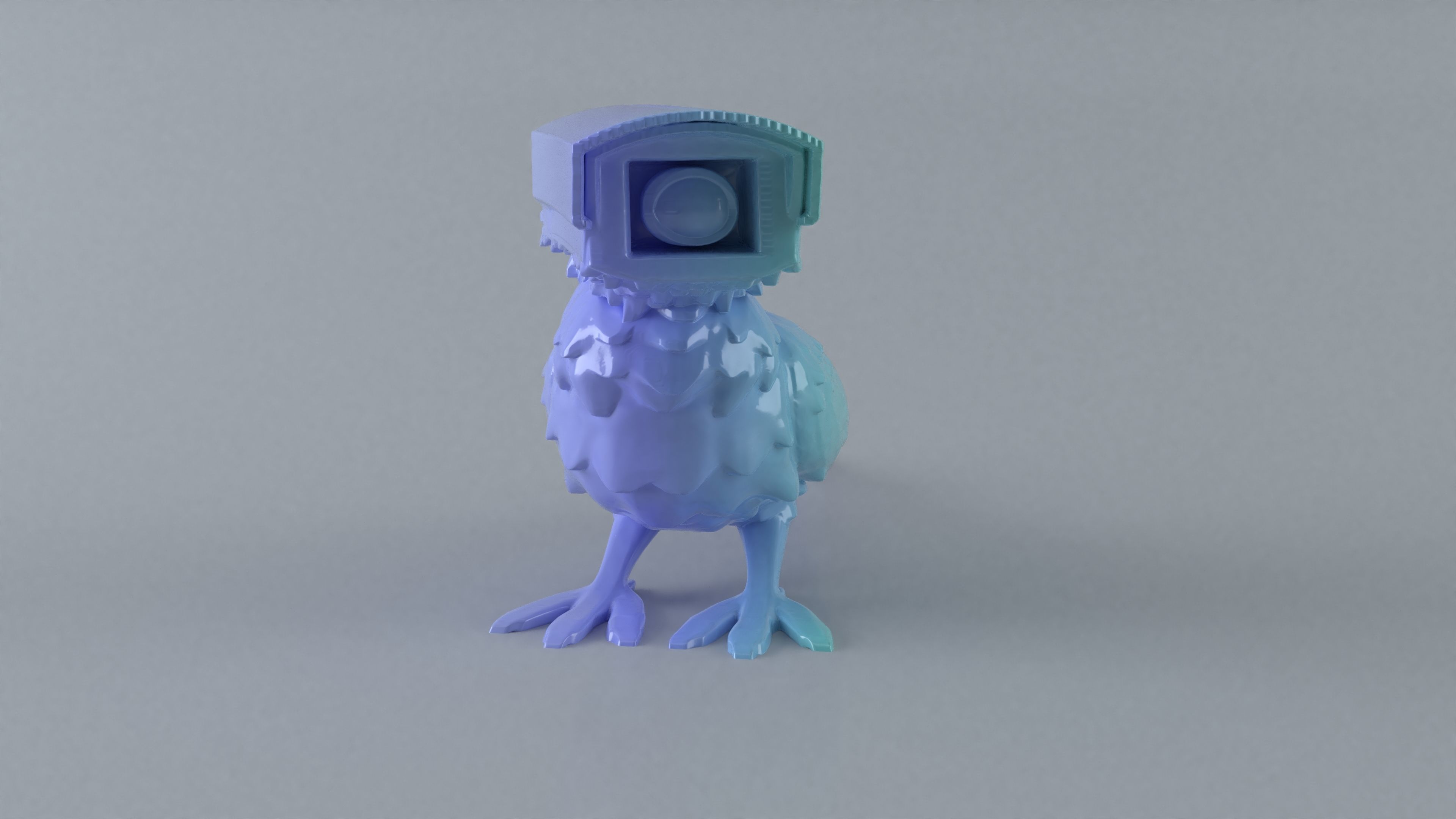 Pidgeon Camera 3D print model_3