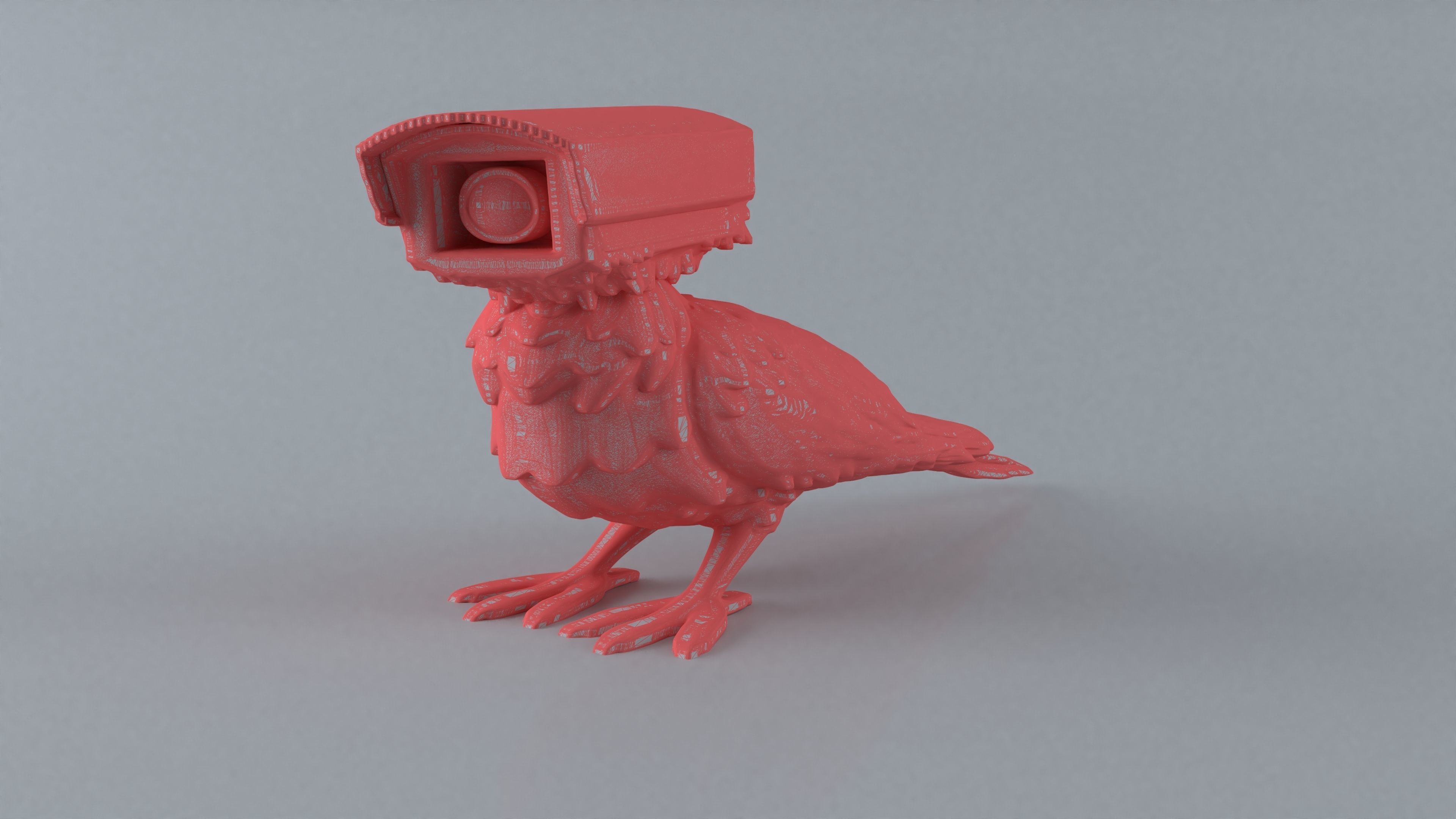 Pidgeon Camera 3D print model_5