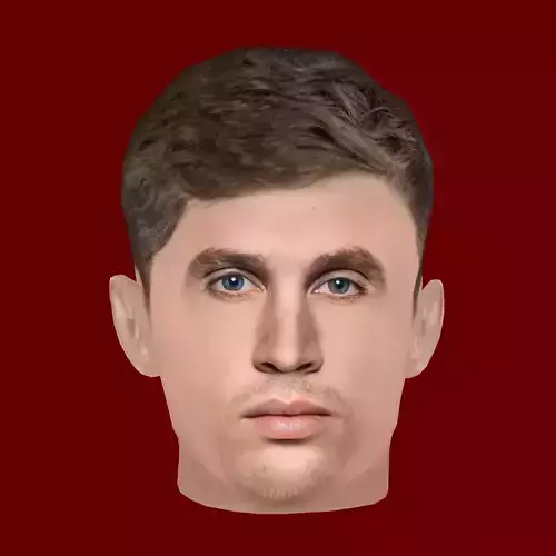 John Stones Head - Low poly head for game Low-poly