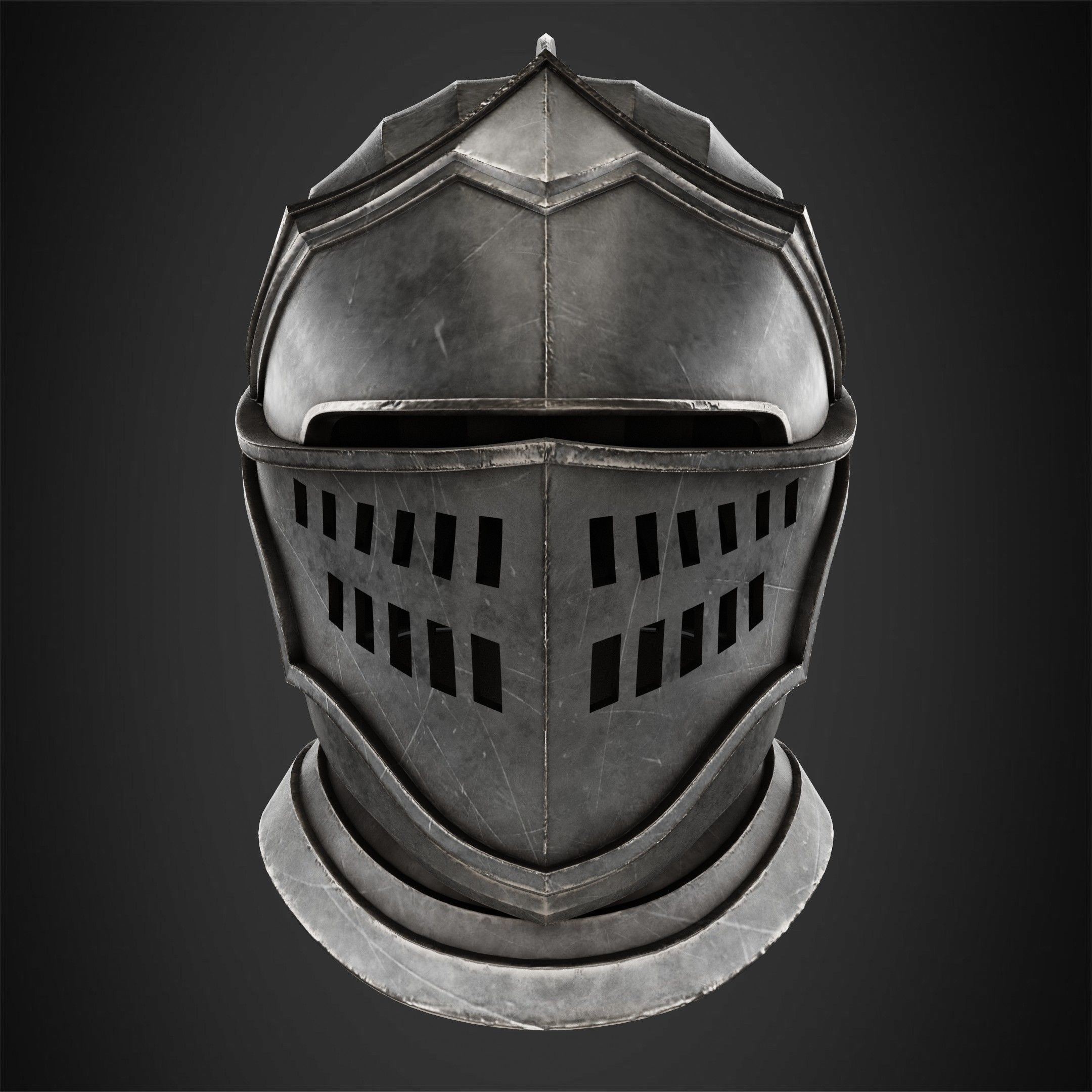 Dark Souls Elite Knight Helmet for Cosplay 3D print model_2