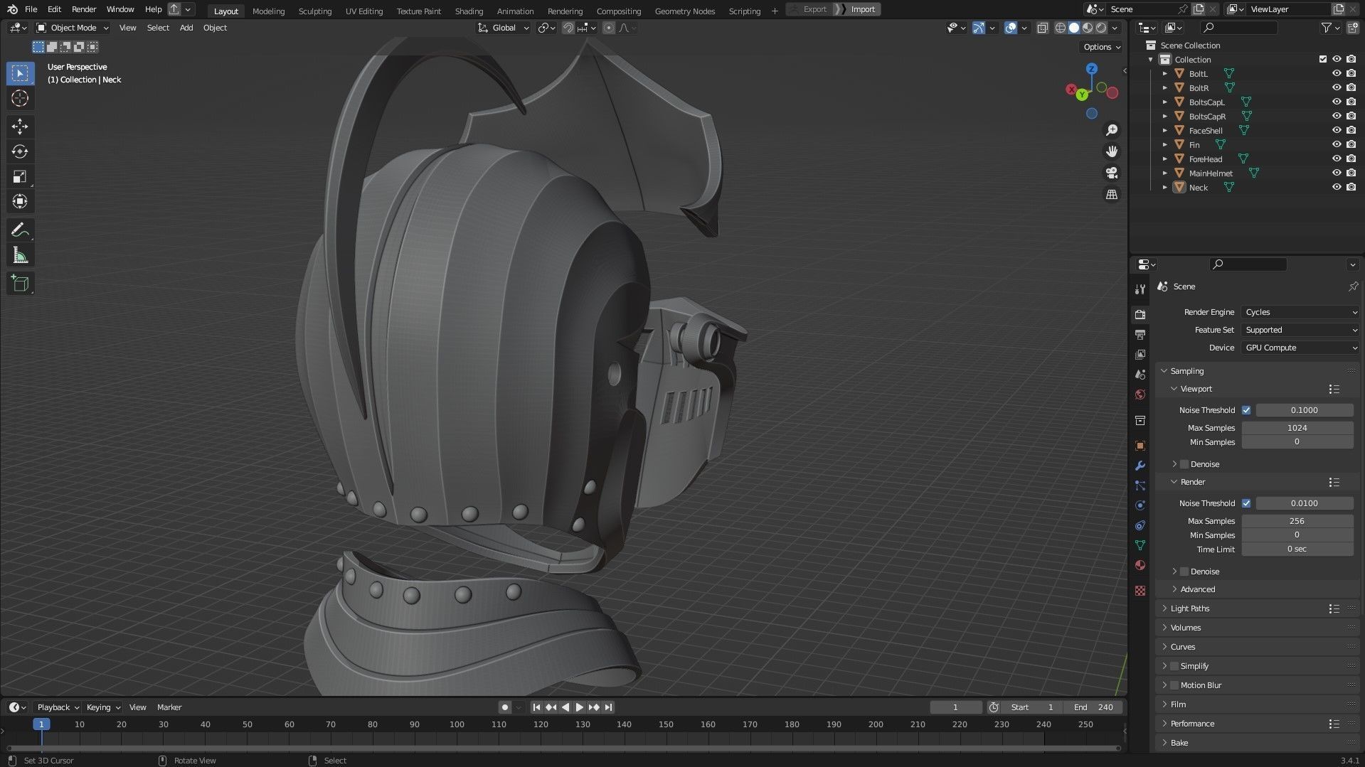 Dark Souls Elite Knight Helmet for Cosplay 3D print model_13