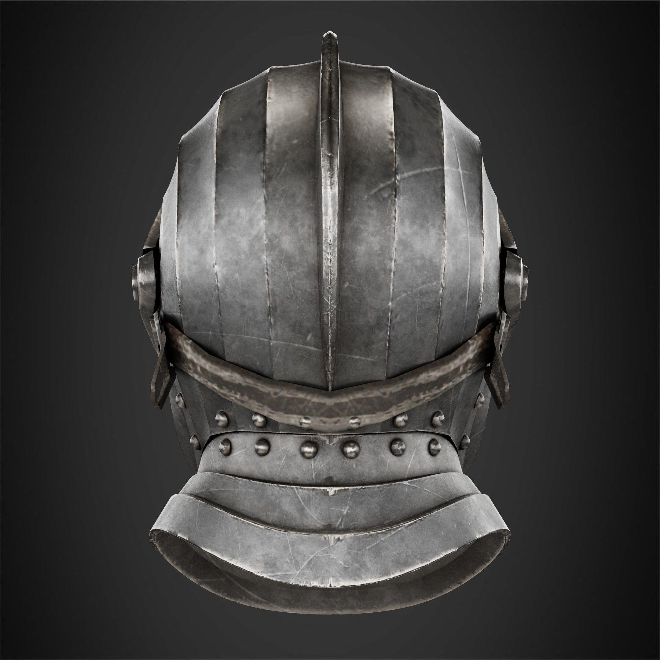 Dark Souls Elite Knight Helmet for Cosplay 3D print model_6