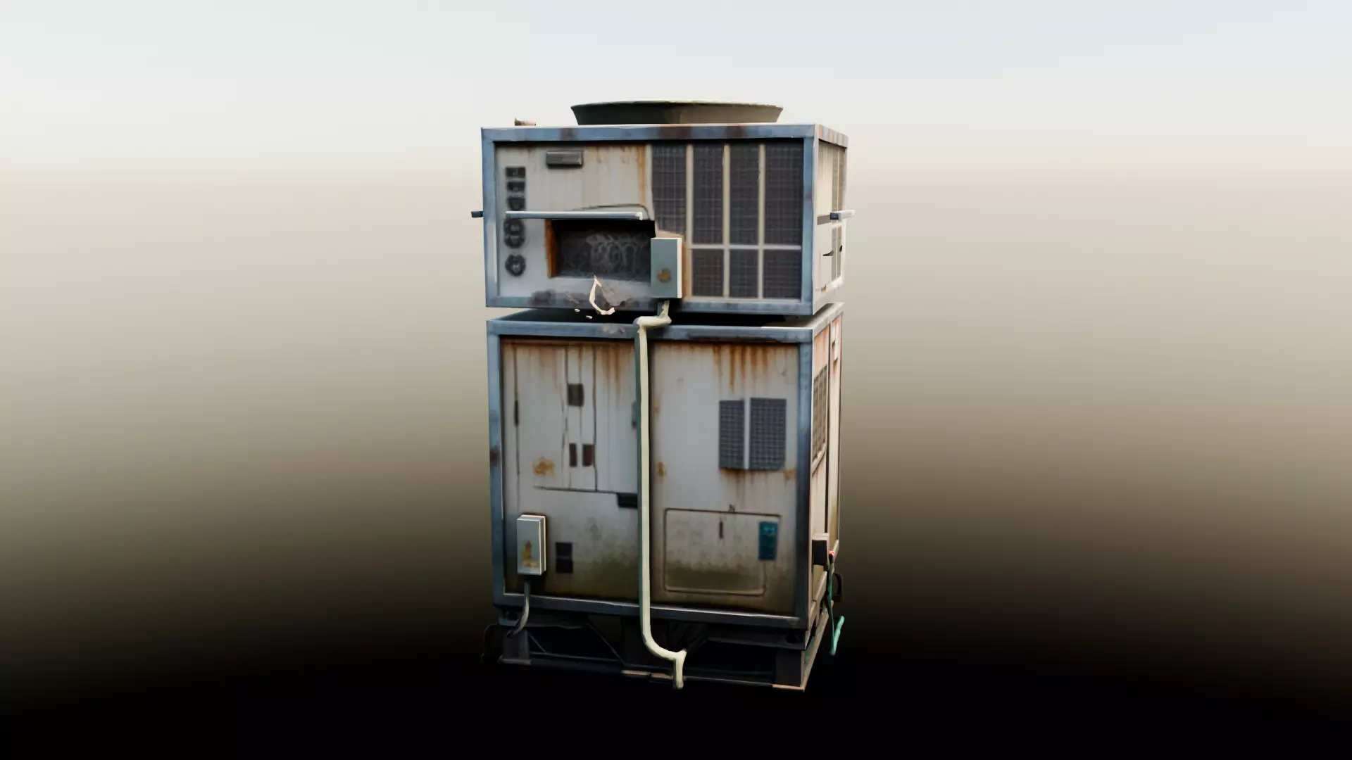 Street air conditioning 3D model_0