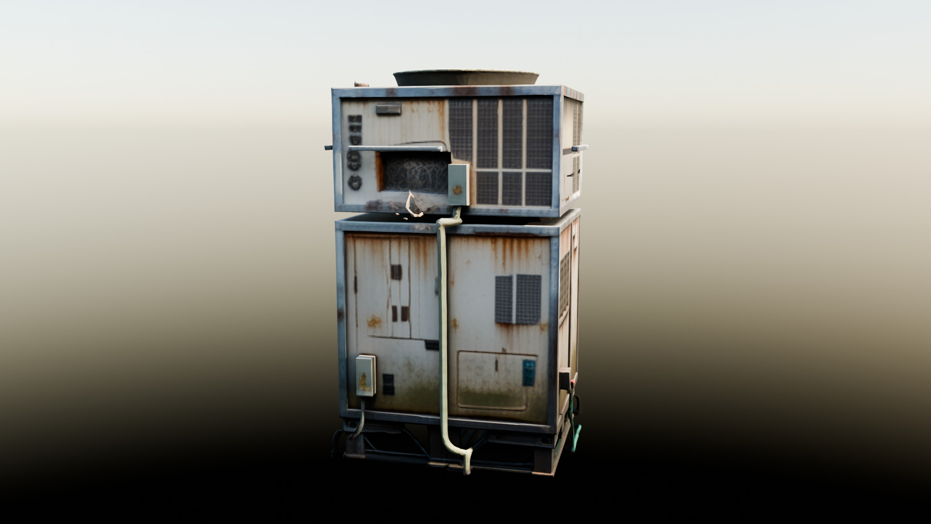 Street air conditioning 3D model_3